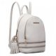 Women fashion white woman laptop backpack