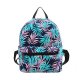 Creative women canvas shoulder bag printed bag student backpack backpack