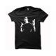 Black concentration t-shirt