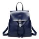 Women fashion backpack shoulder bag blue