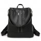 Women bag outdoor backpack zipper black